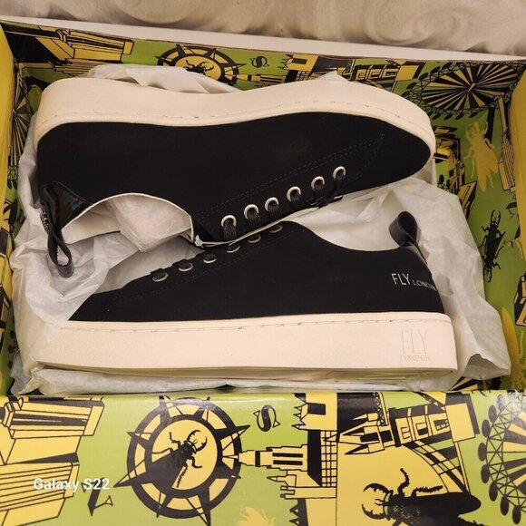 Fly London Black "Maco833Fly" Sneakers. NIB. Size EU 36/US 5.5/6 - Picture 14 of 14